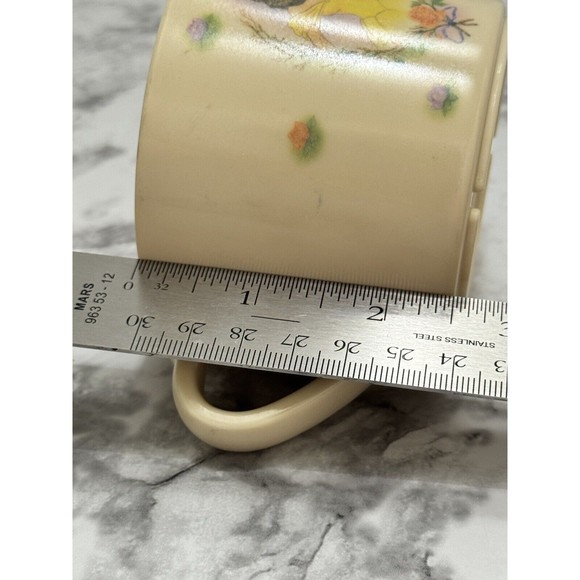 Selandia Disney Beauty And The Beast Heart Shaped Handle 4oz Melamine Mug - Picture 7 of 9